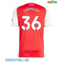 Camisa de time de futebol Arsenal Martin Zubimendi #36 Replicas 1º Equipamento 2025-26 Manga Curta